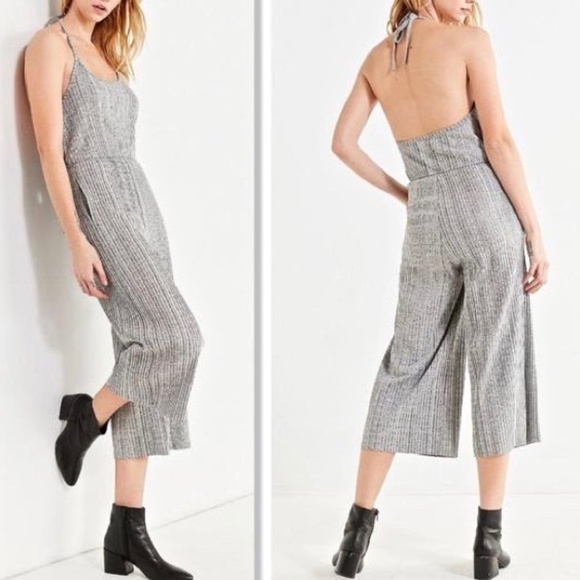 NWOT Urban Outfitters Wide Leg Jumpsuit Gray - Picture 1 of 6